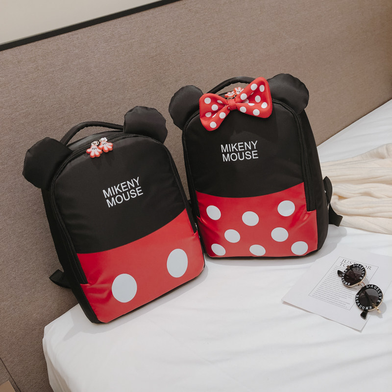 2019 new children's schoolbag kindergarten backpack 3-7 years old boys and girls cartoon Mickey cute backpack 6