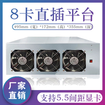 Brand new Onda 8 card chassis 847 platform graphics card in-line chassis External power supply fan barebones chassis