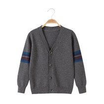 Boy cardiovert boy clothing CUHK child jacket children sweater baby jacket autumn winter new pure cotton loose sweater