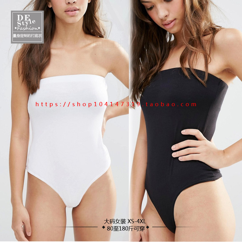 Spring and summer new cotton large cotton female wear sexy bra connexion dance practice knife practice suit bottom T-shirt