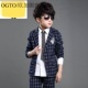 OGTO OGATUSHAN BOYS SPRING SUIT 3 TRƯỜNG TIỂU HỌC SINH 4 BOYS 5 TRẺ EM 6 SUITS 7 TIDE 8-9 miếng.