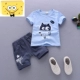 1Boys Wear 3 Summer Wear 2 Set 4 Quần áo thủy triều trẻ em 5 tuổi 0 Kid Boy Baby Baby Summer Summer Summer - Khác