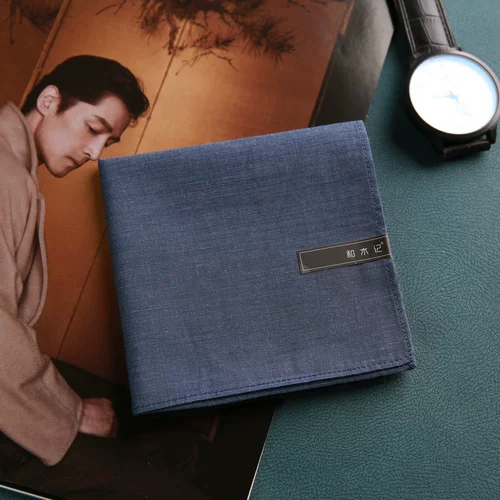 和木记 Элегантный элитный хлопковый носовой платок, шарф на день Святого Валентина, хорошо впитывает воду, подарок на день рождения