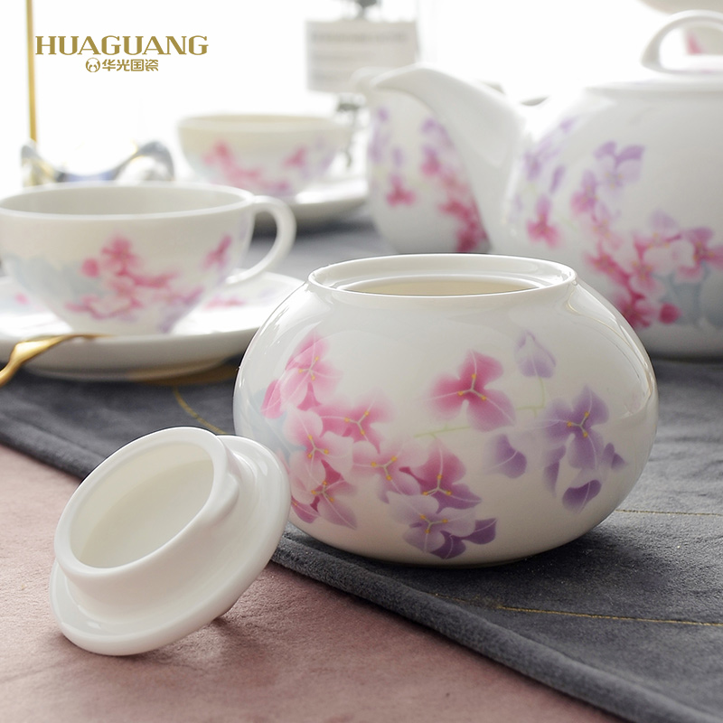 Uh guano countries porcelain ceramic coffee cup set ruby contained sweet European ipads China tea tea coffee