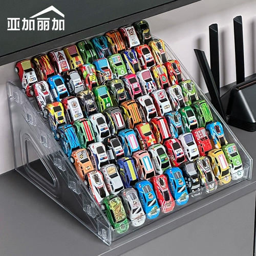 Игрушка, игрушечная машина, стенд, металлический хот вилс, акриловая многослойная коробка для хранения, масштаб 1:64