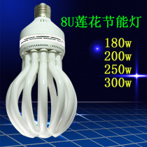 High power warehouse lighting energy saving lamp 8U lotus lamp 180w200w250w300 tile factory workshop