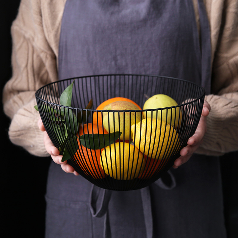 WUXIN web celebrity fruit basket household creative modern fruit bowl northern wind contracted sitting room tea table ins snack plate