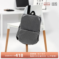 Wa shoulder bag 2020 new mesh fashion backpack Super fire shoulder bag female large capacity 14 inch computer bag