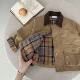 Boys' Autumn Jackets Children's 2025 Autumn New Jackets Handsome Children's Trendy Workwear Casual Tops
