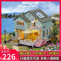 diy lodge New Zealand Queens Town handmade Assembled House Villa Model Creative Birthday Gift Woman