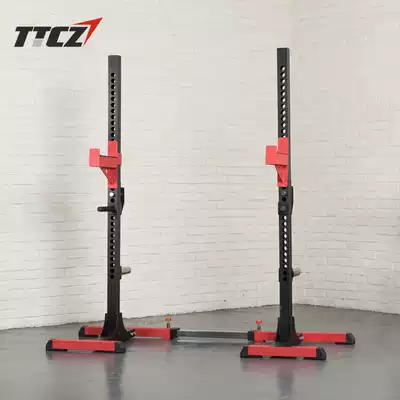 TTCZ new adjustable two-piece squat rack, bench press, weightlifting bed, barbell rack, home stowable fitness equipment