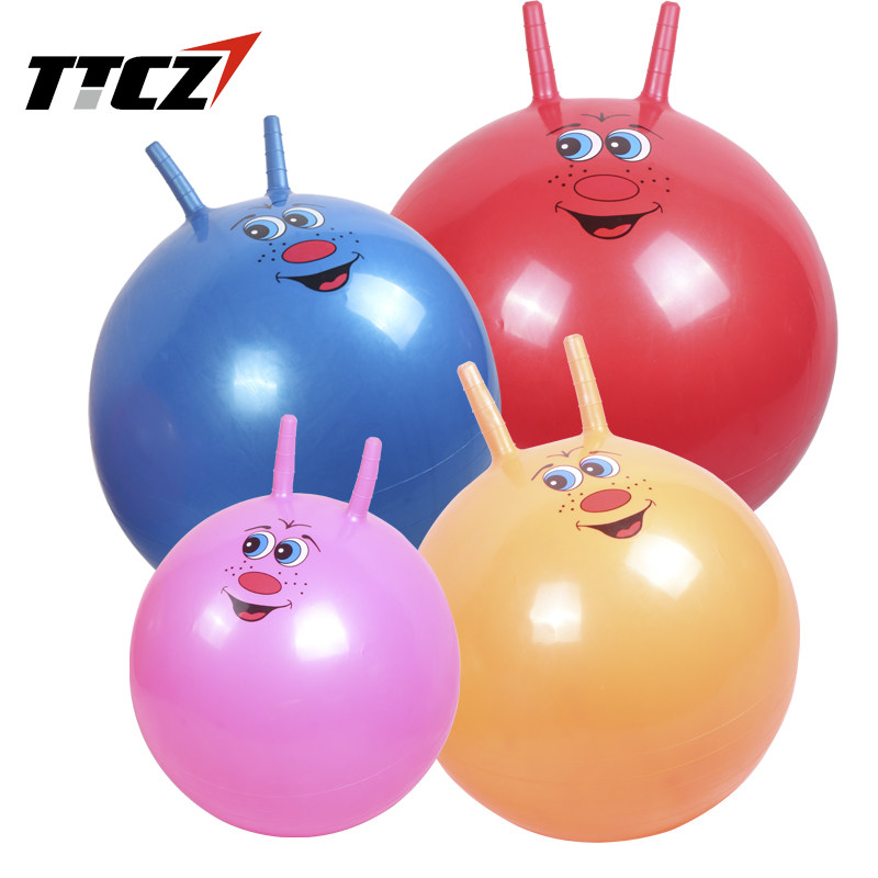 Clearance TTCZ children jumping ball croissant ball parent-child game fitness yoga ball sports equipment