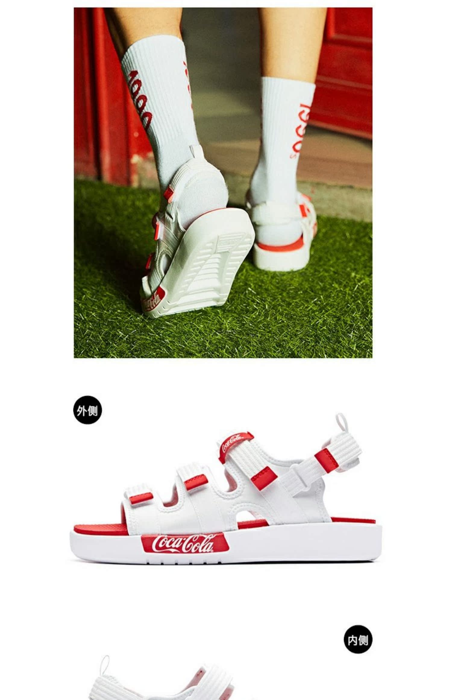 Giày Anta sandal nam 2019 hè mới trang web chính thức chính hãng Coca Cola tên chung thời trang giày đi biển - Giày thể thao / sandles dép quai hậu nam đẹp