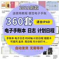 2021 Электронный справочник Goodnotes Шаблон IPAD