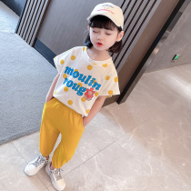 Girl Suit Summer 2022 New Ocean Air Short Sleeves Clothes Trendy Women Baby Clothes Summer Clothing Two Sets