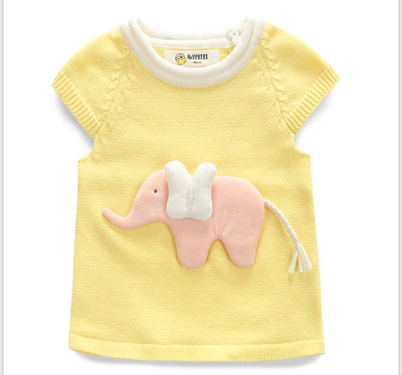 Pull fille à manche courte - Ref 2104670 Image 13