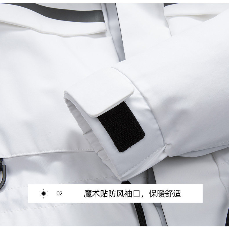 雅鹿 男女 时尚短款羽绒服 束腰修身设计 图16
