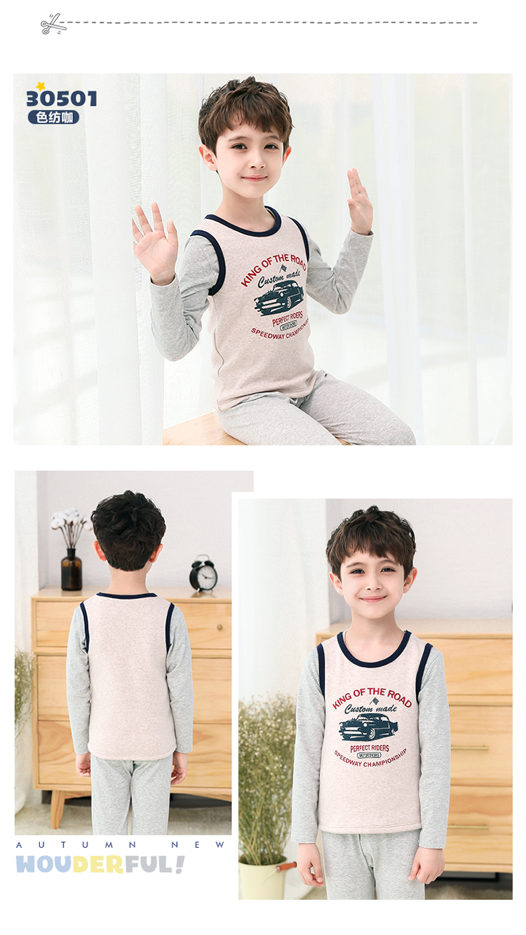 InBron mùa thu và mùa đông bé trai ấm áp vest trẻ em nam dày lên cộng với nhung nhỏ vest vest trẻ em quần áo trẻ em 10 tuổi