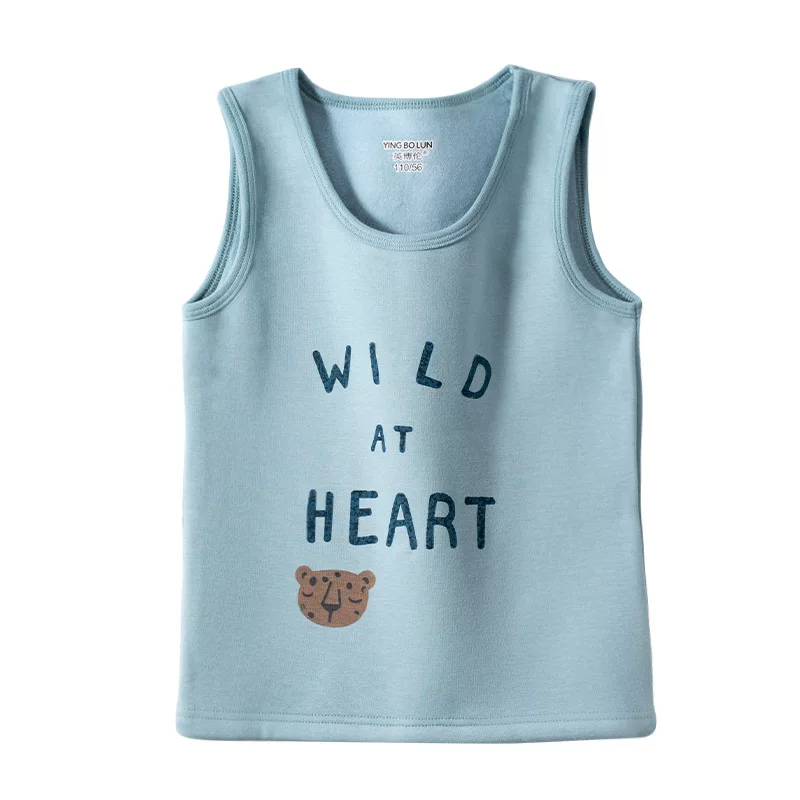 英博伦 Winter children's keep warm base vest for boys, children's clothing