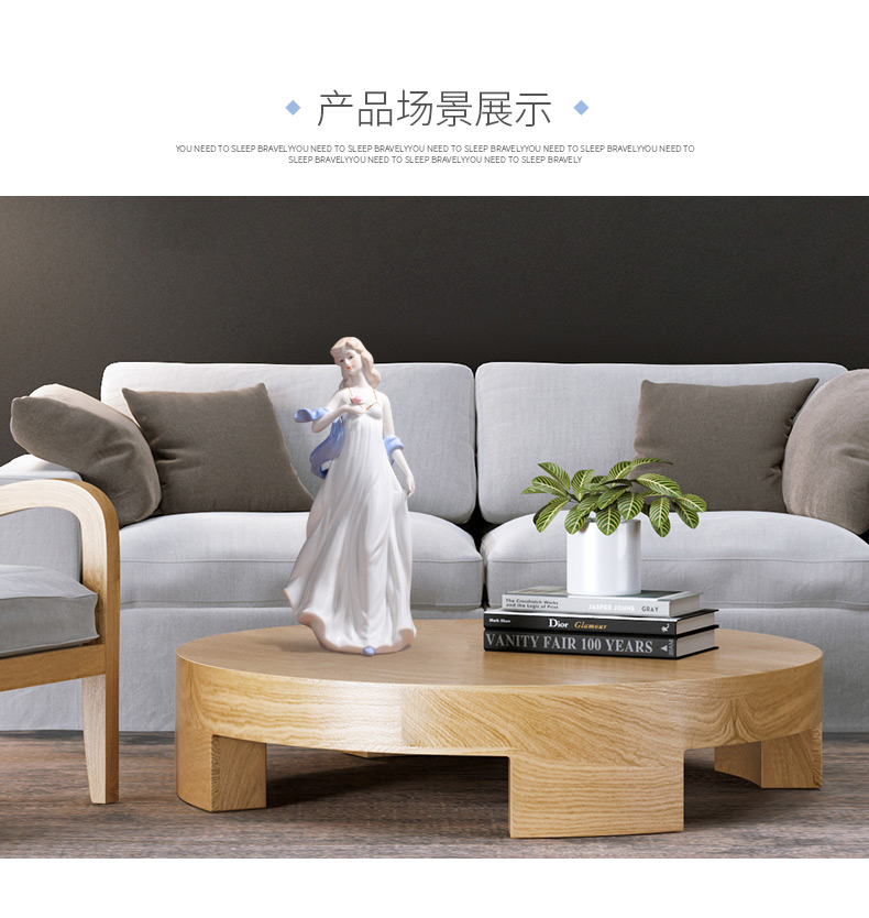 Western women 024 European/furnishings jingdezhen/handicraft/home decoration ceramic its furnishing articles