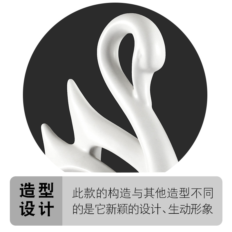 Nordic furnishing articles, household ceramics handicraft ornament wine creative I sitting room picking swan, act the role ofing is tasted