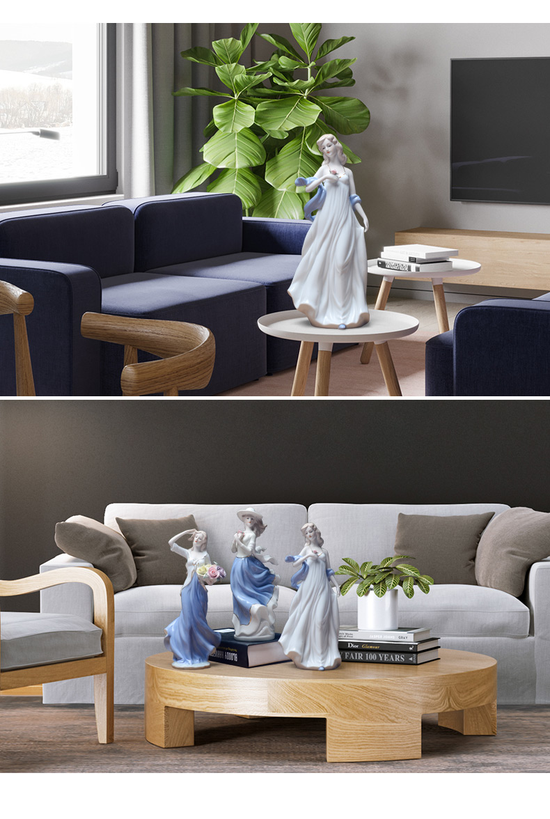 Decorations furnishing articles European crafts western I the woman sitting room household act the role ofing is tasted jingdezhen ceramic wine accessories