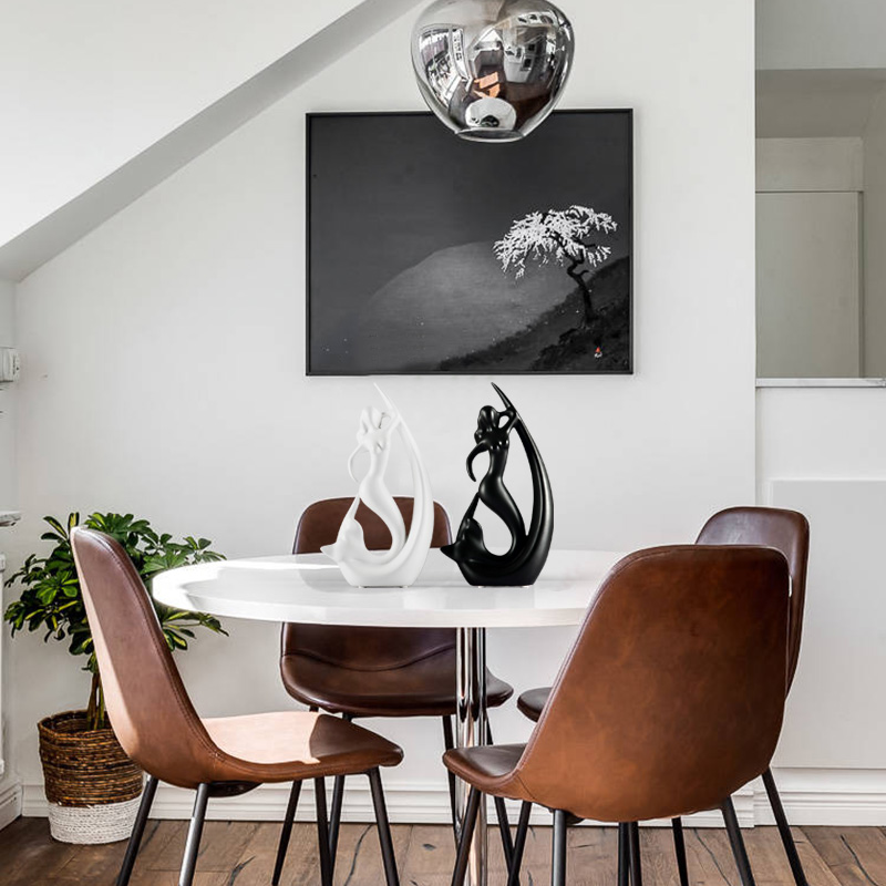 Nordic key-2 luxury furnishing articles, household act the role ofing is tasted the wine TV ark, creative the sitting room porch ceramic mermaid furnishing articles
