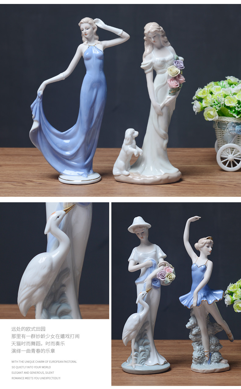 Decorations furnishing articles European crafts western I the woman sitting room household act the role ofing is tasted jingdezhen ceramic wine accessories