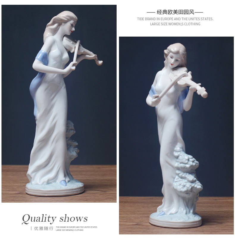 Western women 037 European/furnishings jingdezhen/handicraft/home decoration ceramic its furnishing articles