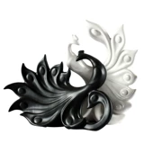 Творческое украшение орнамент гостиная крыльца телевизионная шкаф Love Big Peacock Открытый экран винный шкаф керамические украшения искусства