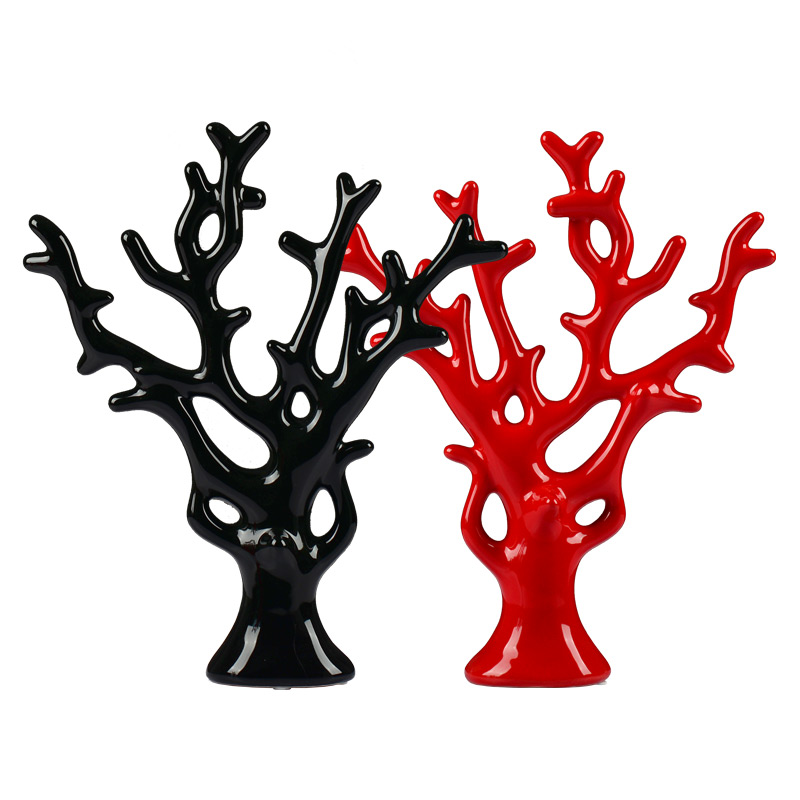 Modern home decoration ceramic creative furnishing articles rich tree sitting room porch ark, TV ark, soft adornment ornament