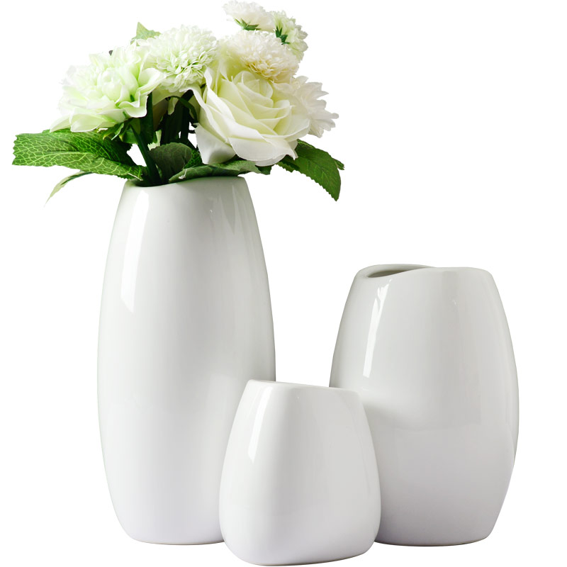 Vase furnishing articles flower arranging I and contracted sitting room European - style creative home decoration ceramic dried flowers floral floral outraged