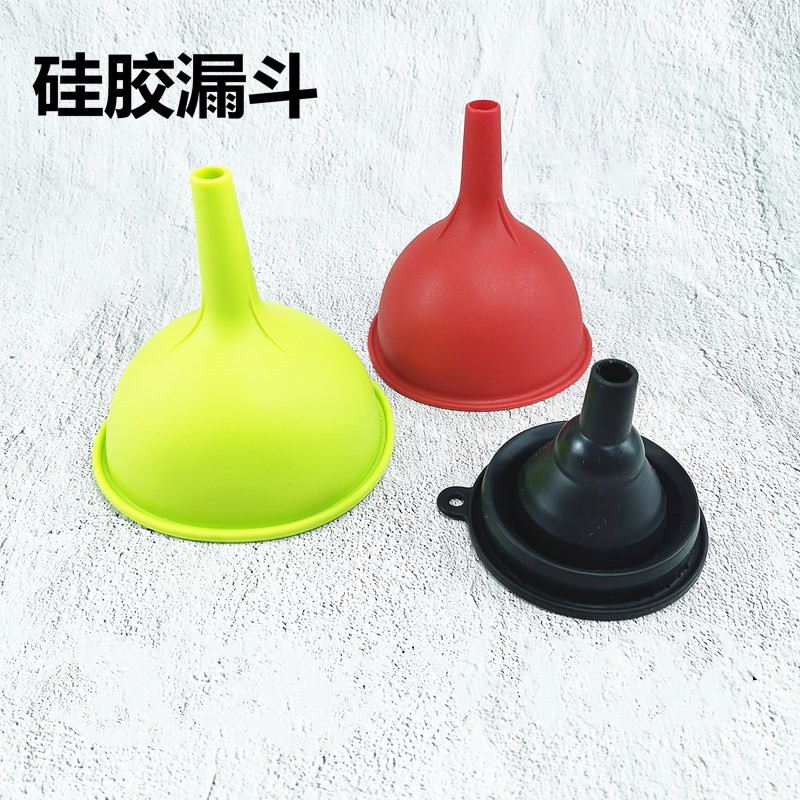 Creative Kitchen Silicone Portable Telescopic Folding Small Funnel Candy Long Neck Funnel Large Funnel - Taobao