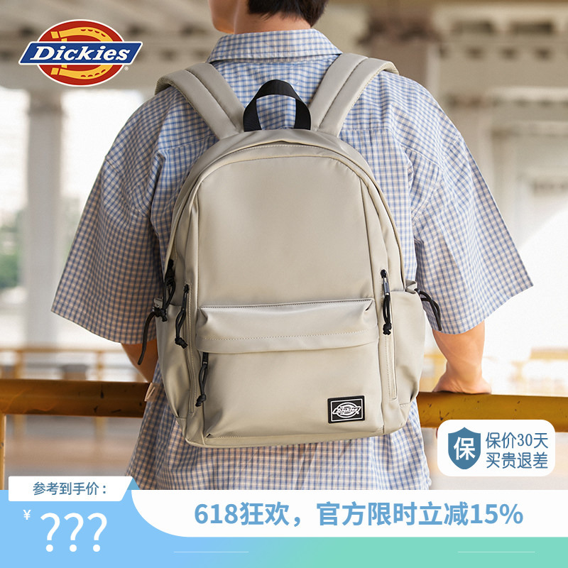 Dickies Large-Capacity Backpack for Junior High School, High School, and College Students, Suitable for Class, Commuting, Travel, and Couples, 26