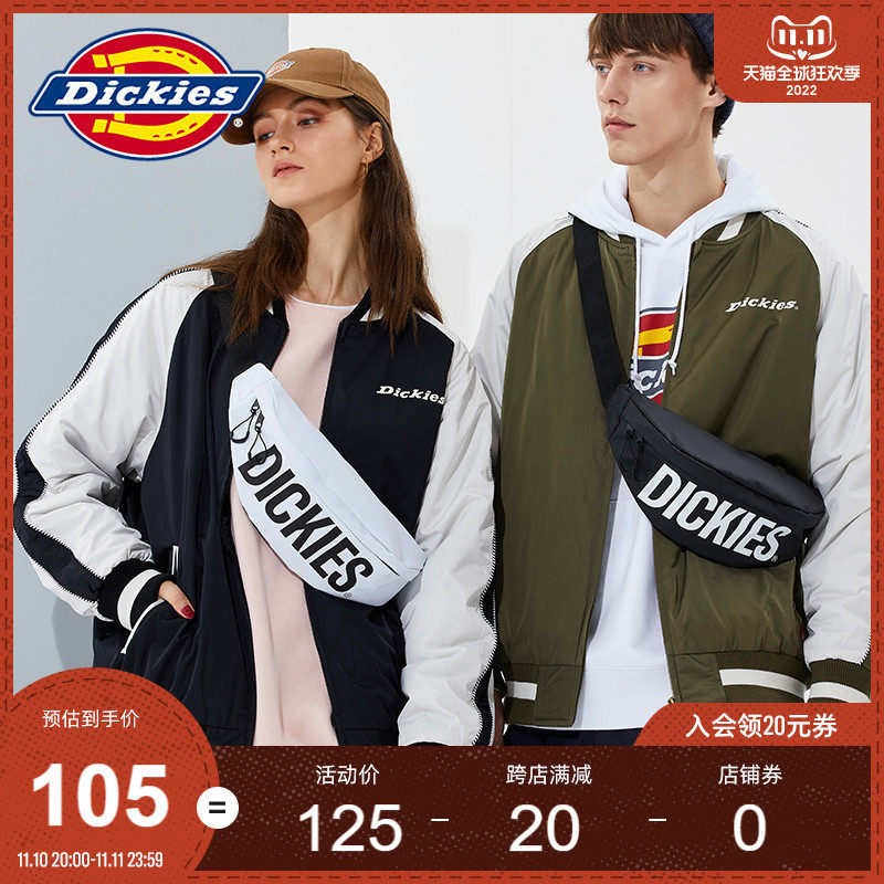 dickies new messenger bag printing sports shoulder bag chest bag men's and women's trend ins casual bag 9917