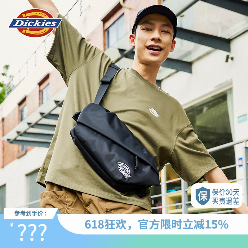 Dickies Single-Shoulder Crossbody Commuter Large-Capacity Cycling Sports Men's Single-Shoulder Functional Trendy Brand Waist Chest Bag 26