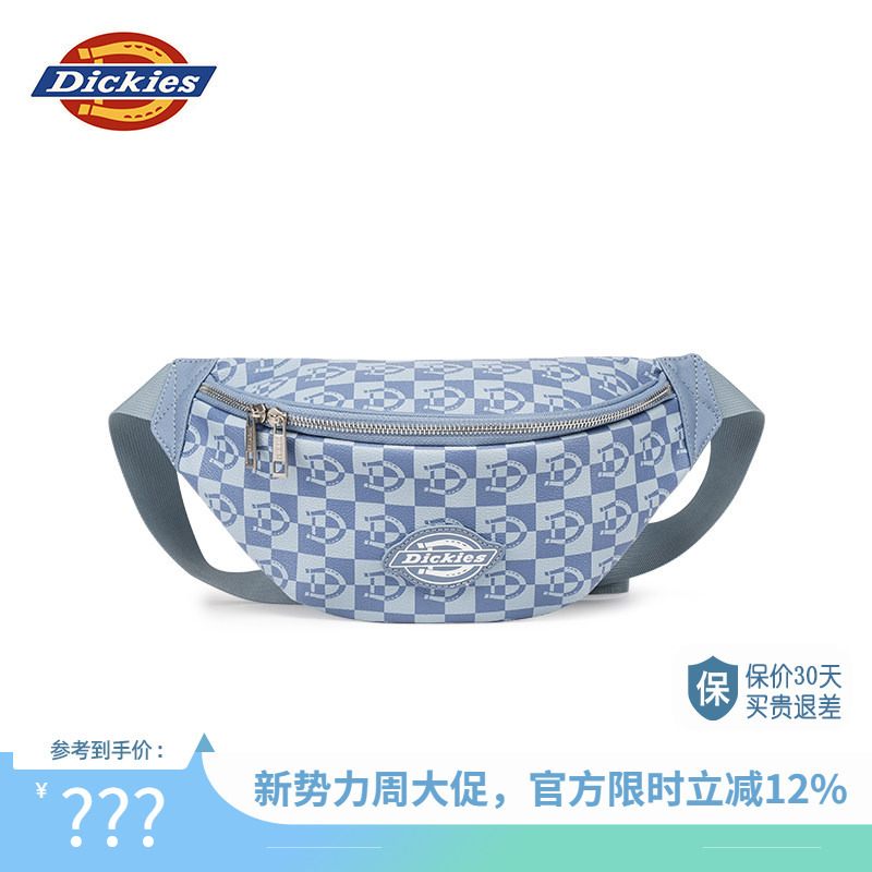 Dickies Commuter Single-Shoulder Crossbody Sports Outdoor Hiking Large-Capacity Checkerboard Pattern Unisex Waist Chest Bag 2026 New Dickies Commuter Single-Shoulder Crossbody Sports Outdoor Hiking Large-Capacity Checkerboard Pattern Unisex Waist Chest Bag 2026 New