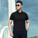 Longya third generation Apollo POLO shirt men's outdoor short-sleeved black t-shirt men's lapel summer sports comfortable and breathable