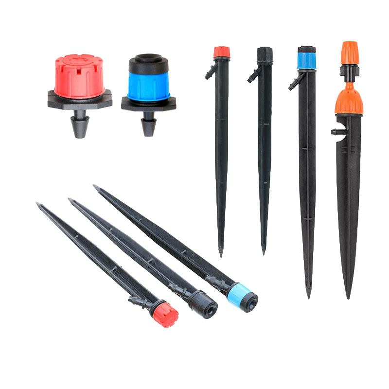 Fruit tree Orchard dripping head automatic watering machine 360-degree flower potted plant short insertion micro-head spray irrigation drip irrigation equipment
