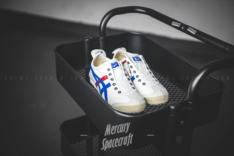ONITSUKA TigerER Ghost Tiger Giày vải nam và nữ một bàn đạp D3K0N-0143 TH342N-0250 - Plimsolls giày thể thao cho bé gái
