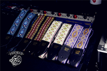 Ernie Ball Persimmon Wind Vintage Leather Traditional Guitar BASS Strap