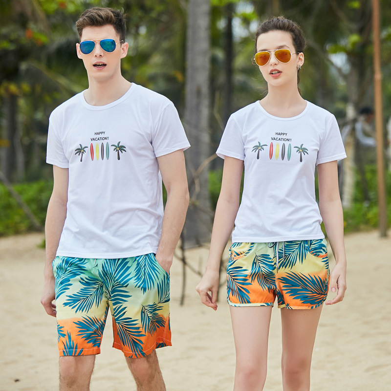 New Speed Dry Beach Pants Men Loose Summer Lining 50% Casual Holiday Lovers Suit Women Pants Swimming Hot Pants