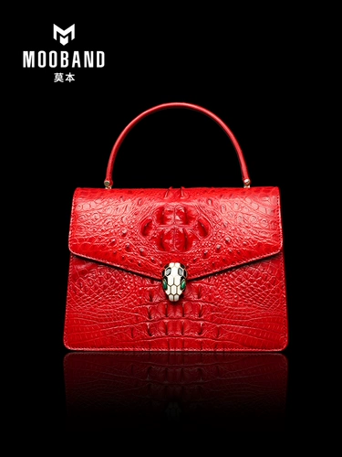 Красная сумка через плечо для невесты, из натуральной кожи, изысканный стиль