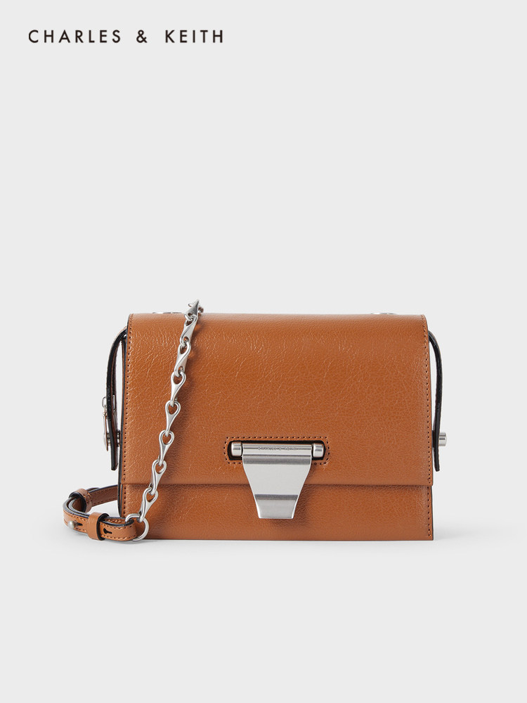 CHARLESKEITH small square bag CK280270627 ladies metal buckle cover