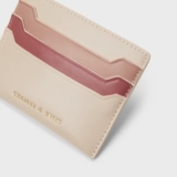 CHARLES&KEITH Женская визитница CK6-50680739-2 в тон, компактная визитница, мини-держатель для карт, летняя