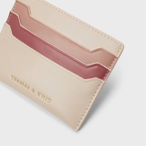 CHARLES&KEITH Женская визитница CK6-50680739-2 в тон, компактная визитница, мини-держатель для карт, летняя