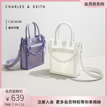 (Member pre-order)CHARLES & KEITH Female CK2-30781471 Jelly portable shoulder tote bag
