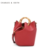 Charles & Keith Bucket Bag Ck2-10270264 Bamboom Hand-Demperament Simbag Seamers Mesengers