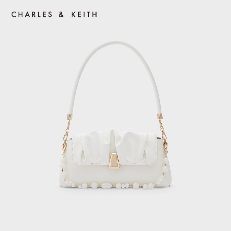 CHARLES&KEITH sure sweet CK2-20671244 strings of beads Folds Design Sensation Armband of the Stick Bag Woman