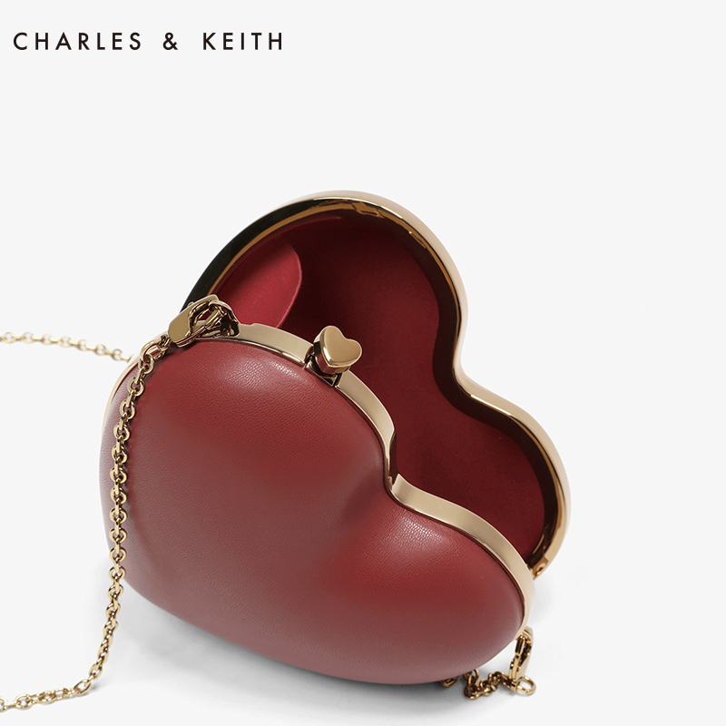 charles keith heart bag